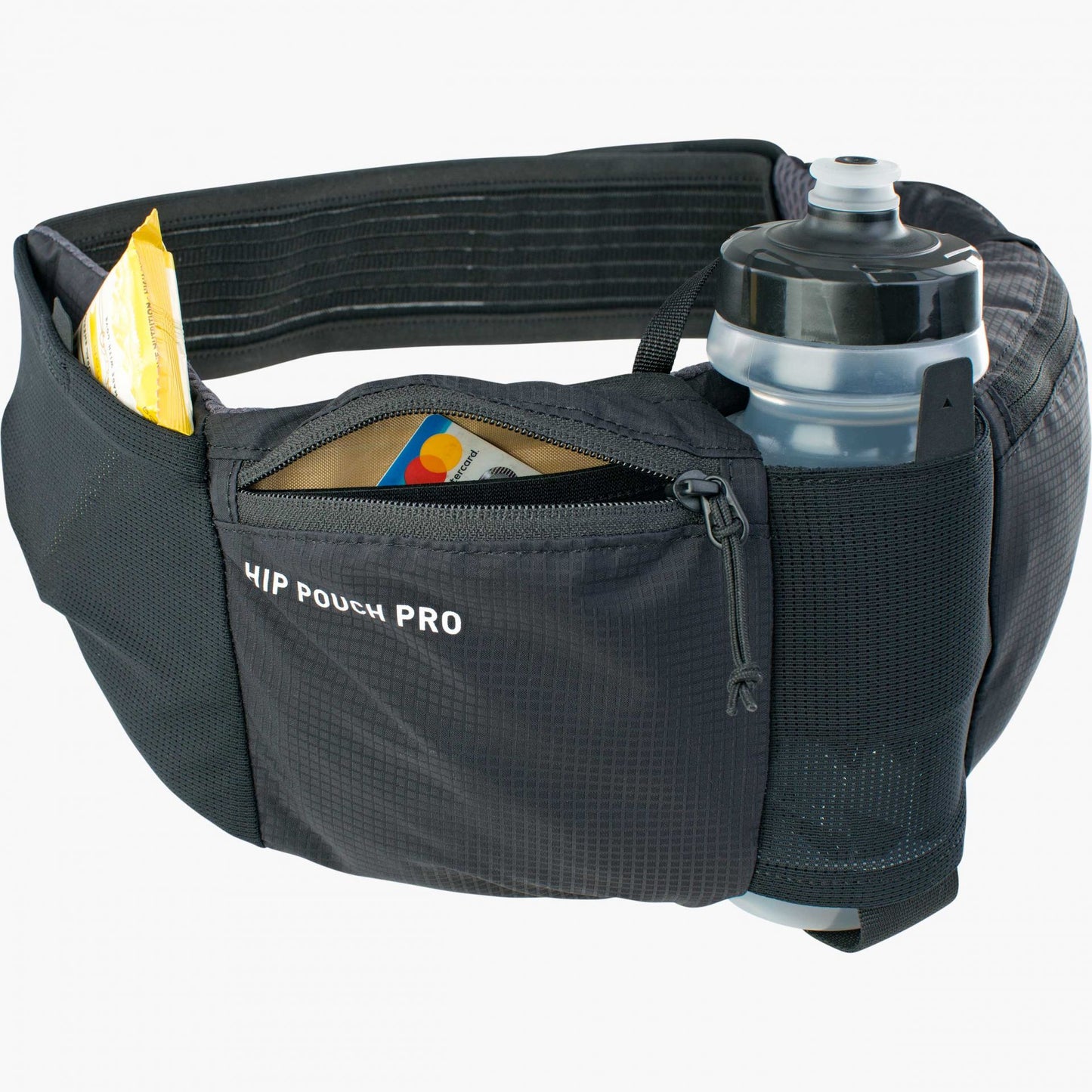 EVOC HIP POUCH PRO + DRINK BOTTLE 0,55 BLACK