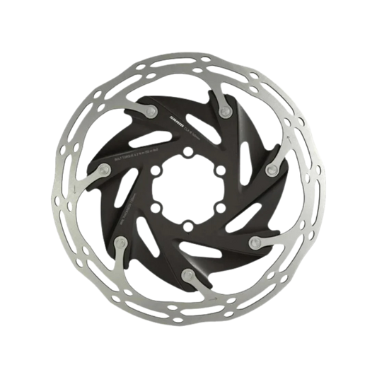 SRAM ROTOR CENTERLINE X ROAD 2PC 6 BOLT 160MM BLACK ROUNDED