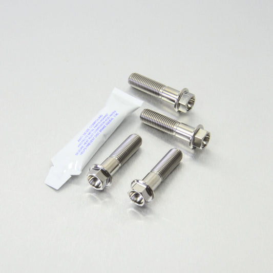 CALIPER MOUNTING HARDWARE TITANIUM INCLUDES CALIPER MOUNTING BOLTS & WASHERS