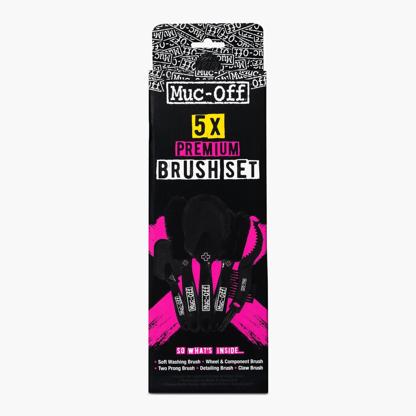 MUC-OFF CLEANING BRUSH KIT 5 PACK
