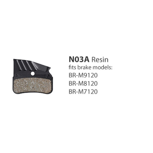 BR-M9120 RESIN PAD w/FIN & SPRING w/SPLIT PIN  N03A-RF