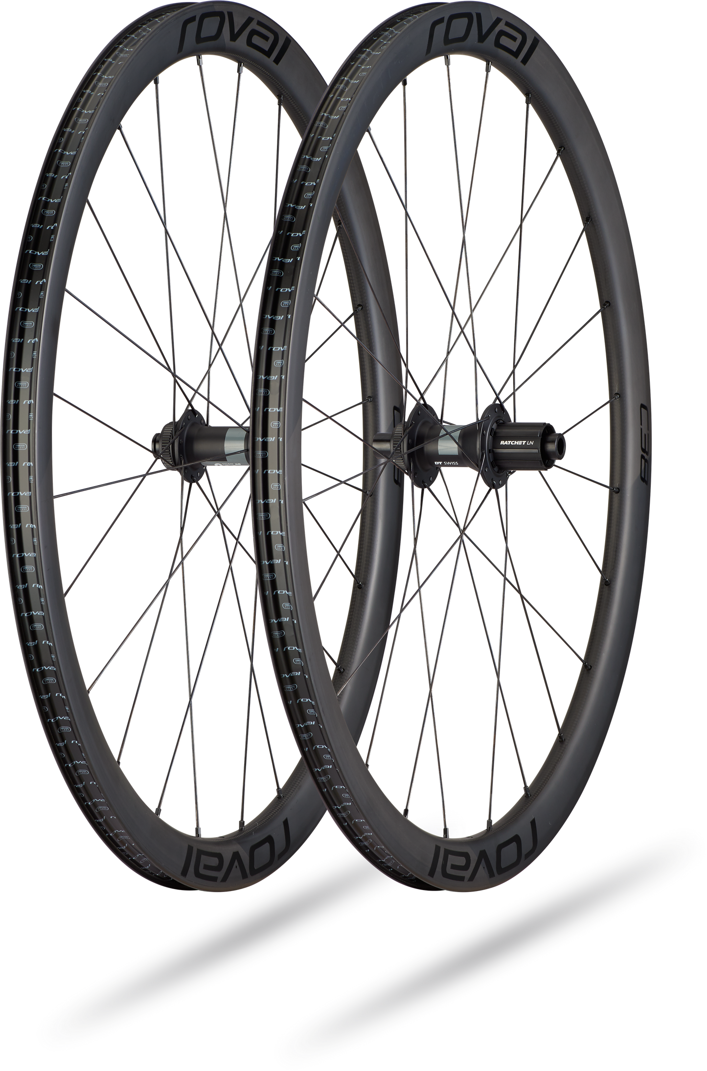 C 38 DISC WHEELSET SATIN CARBON/BLK