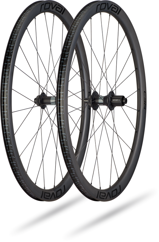 C 38 DISC WHEELSET SATIN CARBON/BLK