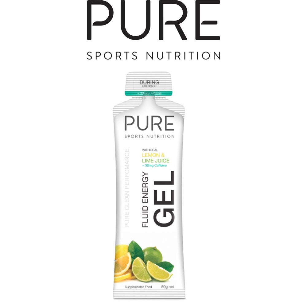 Pure Fluid Energy Gel 50g Lemon & Lime Caffeine