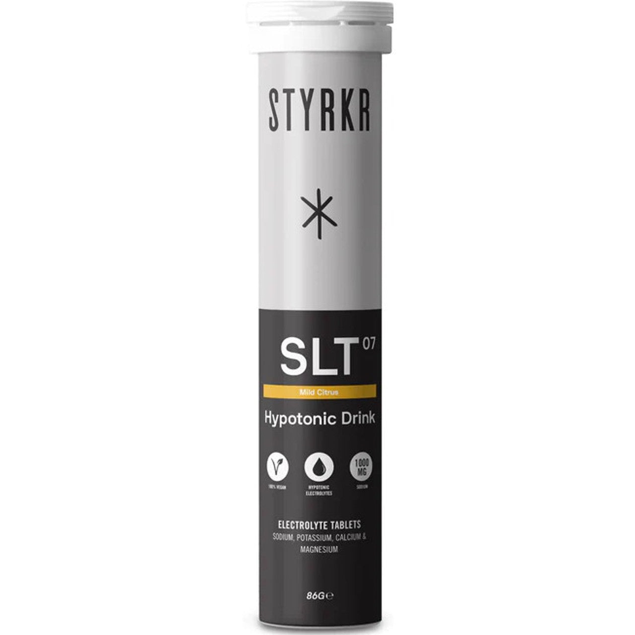 Styrkr SLT07 Quad-Blend Mild Citrus Electrolyte Tablets