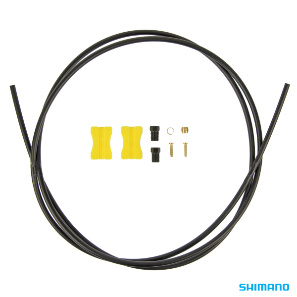 SM-BH59 DISC BRAKE HOSE 1000mm STRAIGHT CONNECT BLACK