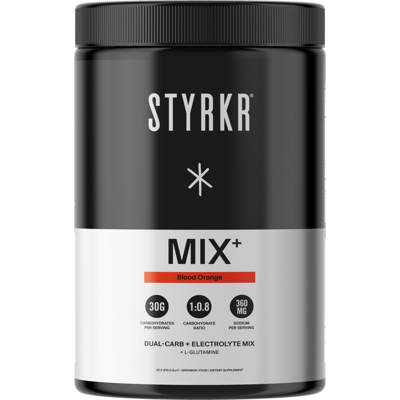 Styrkr Mix+ Blood Orange Dual-Carb & Electrolyte Drink Mix 925g
