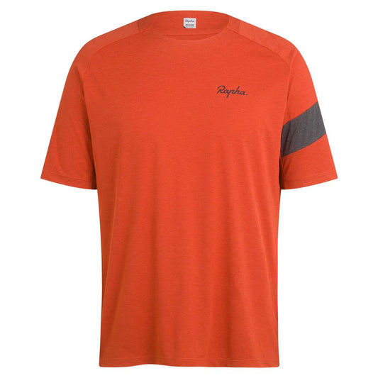 RAPHA TRAIL TECHNICAL T-SHIRT MD ORANGE