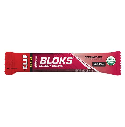 CLIF BLOKS STRAWBERRY 60G
