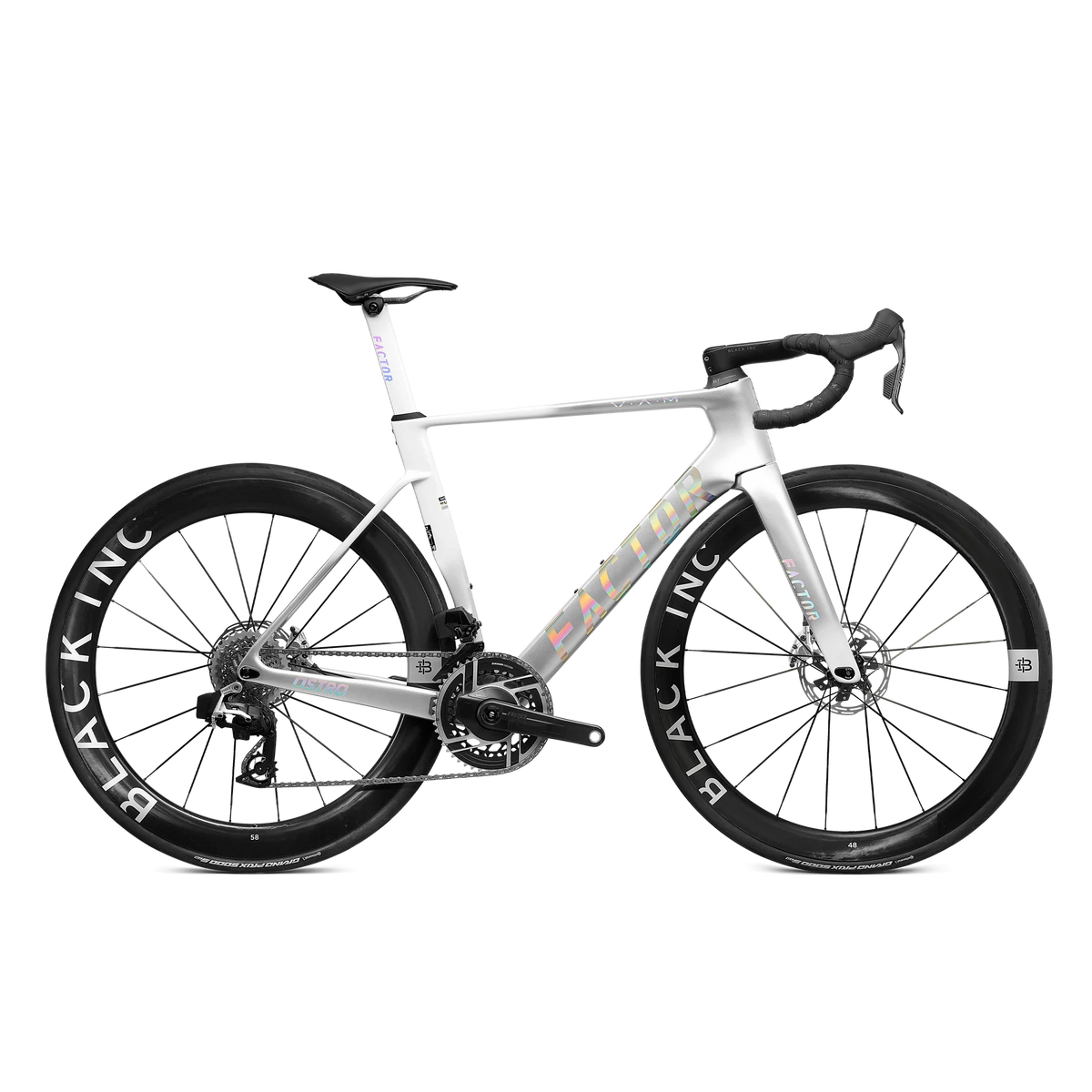 Factor Ostro Vam Sram Red W/ Power Meter - Arctic Chrome 52cm