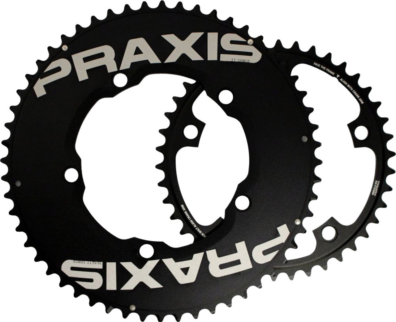 CHAIN RINGS PRAXIS 53/39 130BCD AERO TT