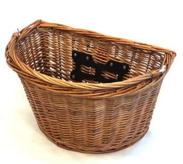 FRONT BASKET WICKER WITH HANDLE