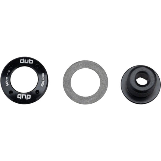 CRANK ARM BOLT KIT SELF-EXTRACTING M18/M30 DUB STEEL BLACK