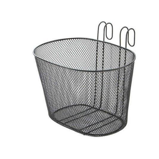 FRONT BASKET WIRE MESH W/ HOOK BLACK